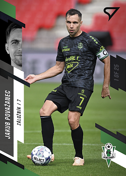 Jakub Povazanec Jablonec SportZoo FORTUNA:LIGA 2023/24 1. serie Black /25 #157