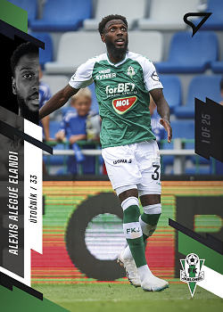 Alexis Alegue Elandi Jablonec SportZoo FORTUNA:LIGA 2023/24 1. serie Black /25 #159