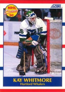 Kay Whitmore Hartford Whalers Score 1990/91 American #402