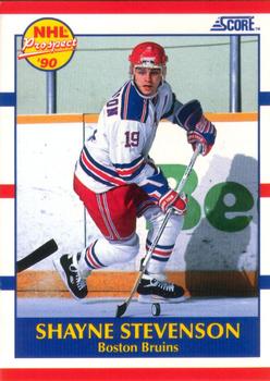 Shayne Stevenson Boston Bruins Score 1990/91 American #405