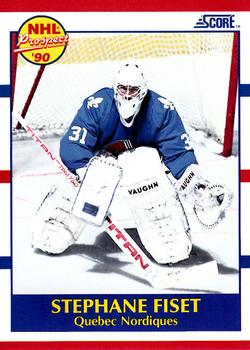 Stephane Fiset Quebec Nordiques Score 1990/91 American #415