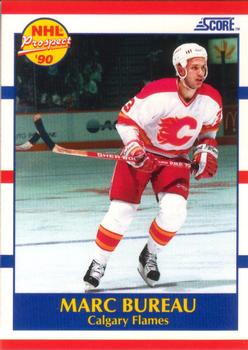Marc Bureau Calgary Flames Score 1990/91 American #423