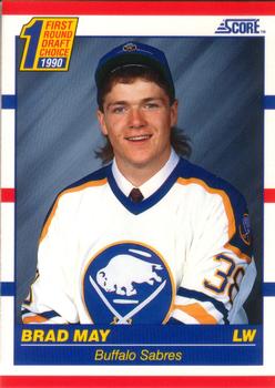 Brad May Buffalo Sabres Score 1990/91 American #427