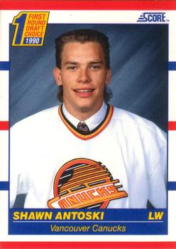 Shawn Antoski Vancouver Canucks Score 1990/91 American #429