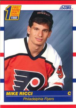 Mike Ricci Philadelphia Flyers Score 1990/91 American #433