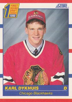 Karl Dykhuis Chicago Blackhawks Score 1990/91 American #437