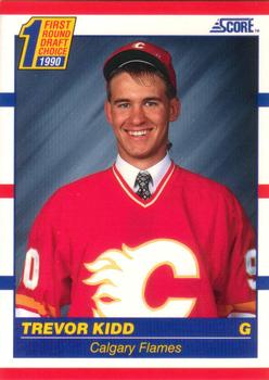 Trevor Kidd Calgary Flames Score 1990/91 American #438