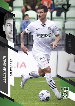 Jaroslav Svozil Karvina SportZoo FORTUNA:LIGA 2023/24 1. serie Black /25 #190