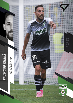 Rajmund Mikus Karvina SportZoo FORTUNA:LIGA 2023/24 1. serie Black /25 #194