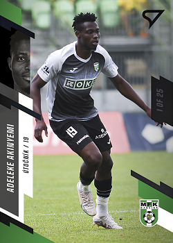 Adeleke Akinyemi Karvina SportZoo FORTUNA:LIGA 2023/24 1. serie Black /25 #195