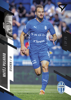 Matej Pulkrab Mlada Boleslav SportZoo FORTUNA:LIGA 2023/24 1. serie Black /25 #114