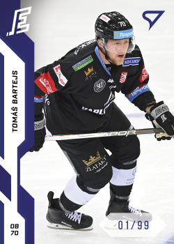 Tomas Bartejs Karlovy Vary Tipsport ELH 2022/23 SportZoo 1. serie Blue /99 #200