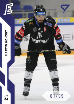 Martin Kohout Karlovy Vary Tipsport ELH 2022/23 SportZoo 1. serie Blue /99 #213