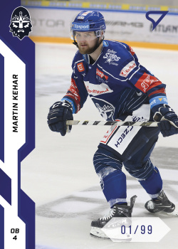 Martin Kehar Kladno Tipsport ELH 2022/23 SportZoo 1. serie Blue /99 #239