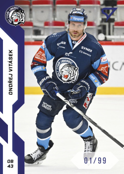 Ondrej Vitasek Liberec Tipsport ELH 2022/23 SportZoo 1. serie Blue /99 #116