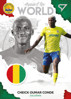 Cheick Oumar Conde Zlin SportZoo FORTUNA:LIGA 2021/22 2. serie Against the World #AW32