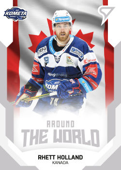 Rhett Holland Kometa Brno Tipsport ELH 2021/22 SportZoo 2. serie Around the World #ATW-07