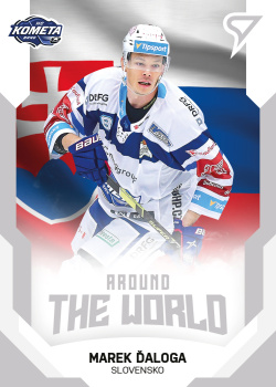 Marek Daloga Kometa Brno Tipsport ELH 2021/22 SportZoo 2. serie Around the World #ATW-53