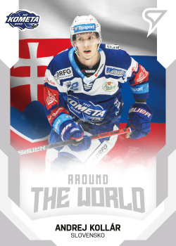 Andrej Kollar Kometa Brno Tipsport ELH 2021/22 SportZoo 2. serie Around the World #ATW-55