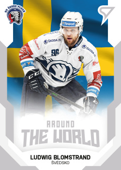 Ludwig Blomstrand Plzen Tipsport ELH 2021/22 SportZoo 2. serie Around the World #ATW-67