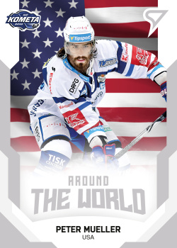 Peter Mueller Kometa Brno Tipsport ELH 2021/22 SportZoo 2. serie Around the World #ATW-71