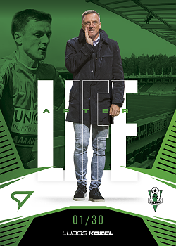 Lubos Kozel Jablonec SportZoo Chance Liga 2024/25 2. serie Afterlife /30 #AL-12