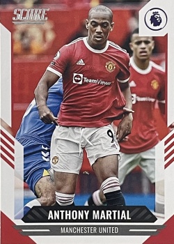 Anthony Martial Manchester United Panini Score Premier League 2021/22 #64