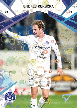 Ondrej Kukucka Slovacko SportZoo Chance Liga 2024/25 2. serie Aurora Spark #250