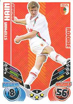 Stephan Hain FC Augsburg 2011/12 Topps MA Bundesliga Rookie #18