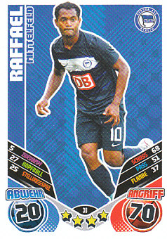 Raffael Hertha Berlin 2011/12 Topps MA Bundesliga #30