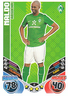 Naldo Werder Bremen 2011/12 Topps MA Bundesliga #41