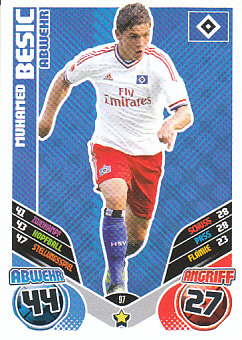 Muhamed Besic Hamburger SV 2011/12 Topps MA Bundesliga #97