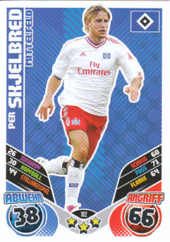 Per Skjelbred Hamburger SV 2011/12 Topps MA Bundesliga #102