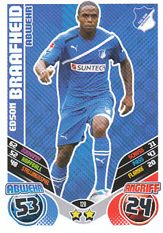 Edson Braafheid TSG 1899 Hoffenheim 2011/12 Topps MA Bundesliga #128