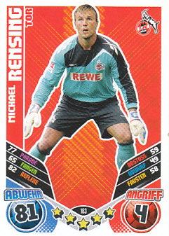 Michael Rensing 1. FC Koln 2011/12 Topps MA Bundesliga #163