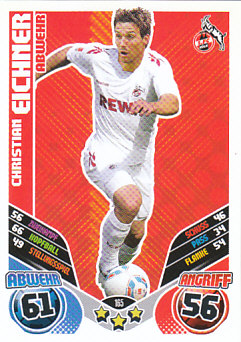 Christian Eichner 1. FC Koln 2011/12 Topps MA Bundesliga #165