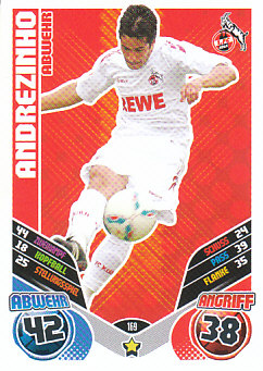 Andrezinho 1. FC Koln 2011/12 Topps MA Bundesliga #169