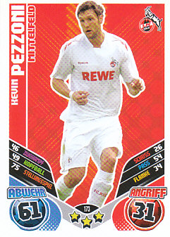 Kevin Pezzoni 1. FC Koln 2011/12 Topps MA Bundesliga #173