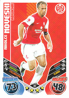 Nikolce Noveski 1. FSV Mainz 05 2011/12 Topps MA Bundesliga #202