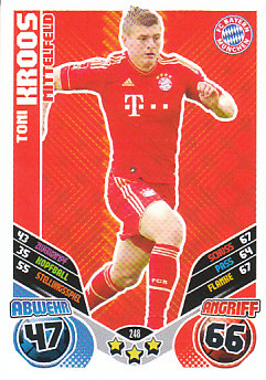 Toni Kroos Bayern Munchen 2011/12 Topps MA Bundesliga #248