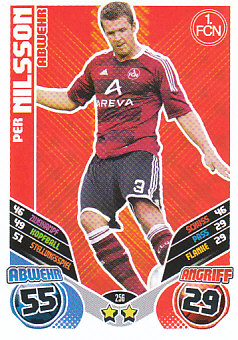 Per Nilsson 1. FC Nurnberg 2011/12 Topps MA Bundesliga #256