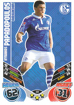 Kyriakos Papadopoulos Schalke 04 2011/12 Topps MA Bundesliga #272