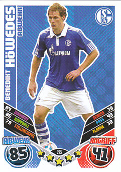 Benedikt Howedes Schalke 04 2011/12 Topps MA Bundesliga #275