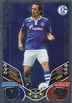 Christian Fuchs Schalke 04 2011/12 Topps MA Bundesliga Top Transfer #277