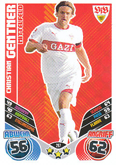 Christian Gentner VfB Stuttgart 2011/12 Topps MA Bundesliga #297