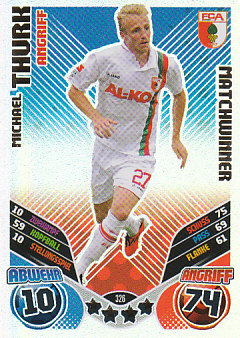 Michael Thurk FC Augsburg 2011/12 Topps MA Bundesliga Match Winner #326