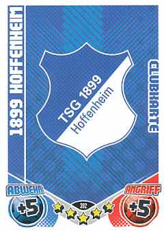 Emblem TSG 1899 Hoffenheim 2011/12 Topps MA Bundesliga Clubkarten #392