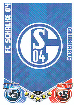 Emblem Schalke 04 2011/12 Topps MA Bundesliga Clubkarten #401