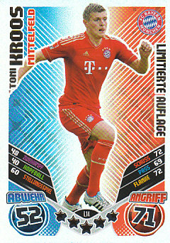 Toni Kroos Bayern Munchen 2011/12 Topps MA Bundesliga Limitierte Auflage #L14