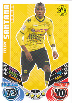 Felipe Santana Borussia Dortmund 2011/12 Topps MA Bundesliga Update #10
